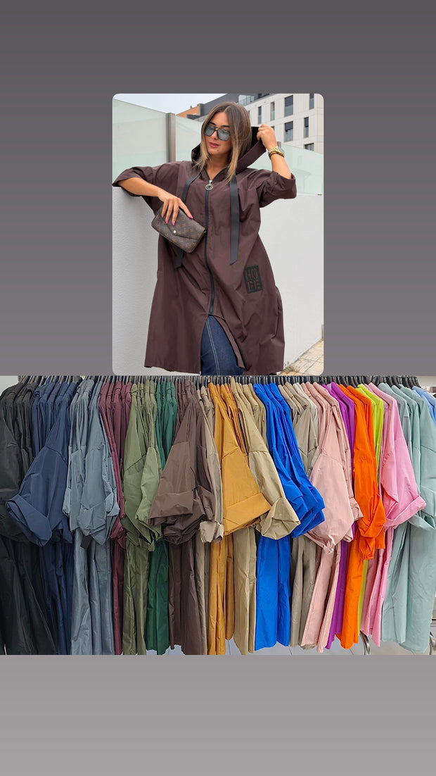 Parka comprida - cores
