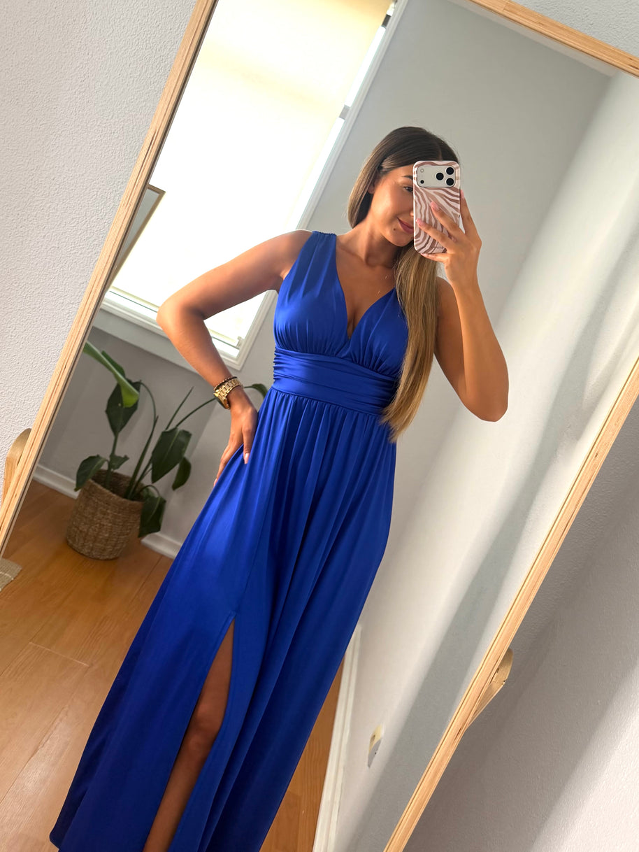 Vestido Fluido azulão