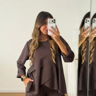 Conjunto pétala com calça BEST SELLER - 6 cores