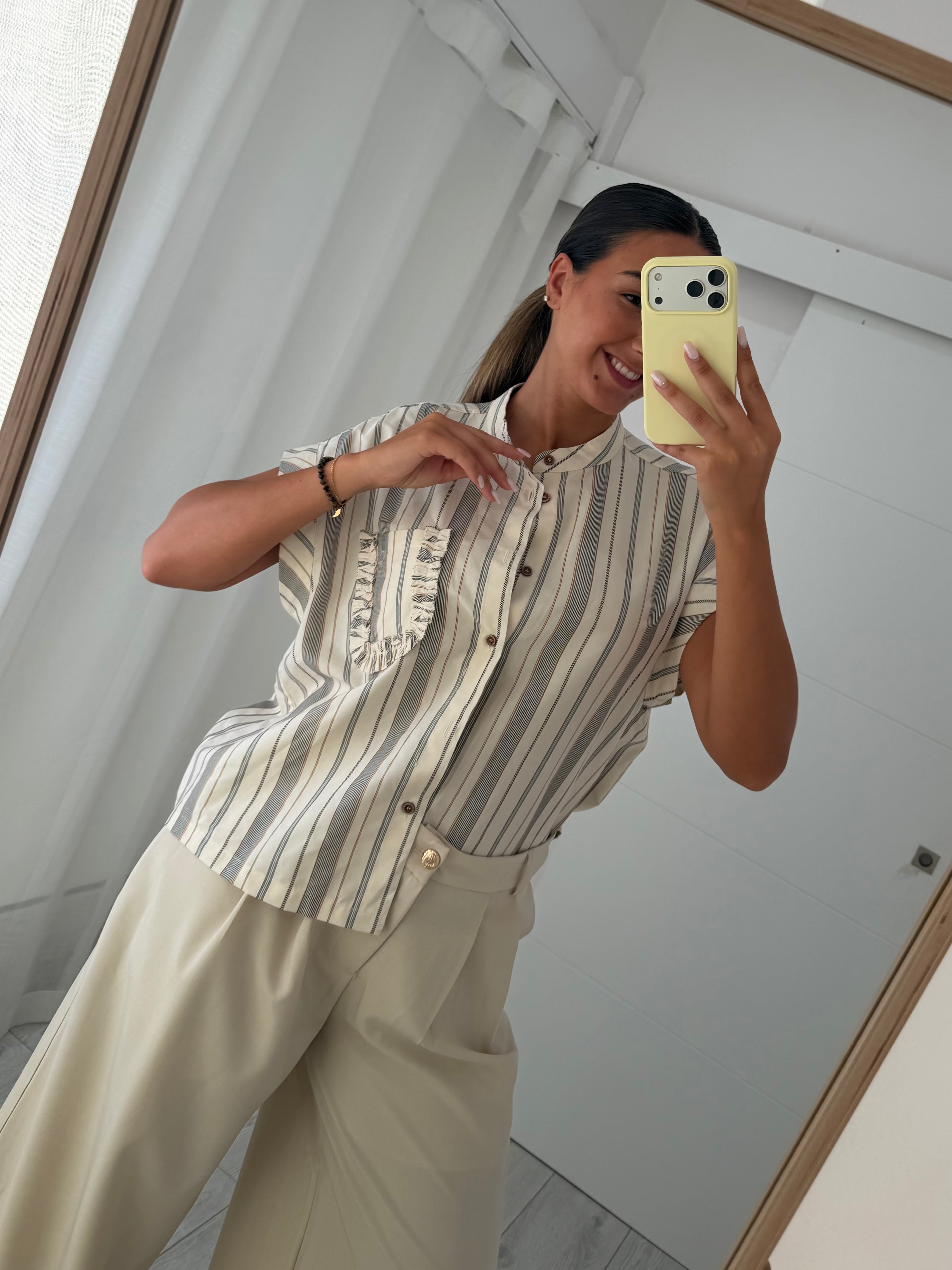 Blusa | camisa riscas