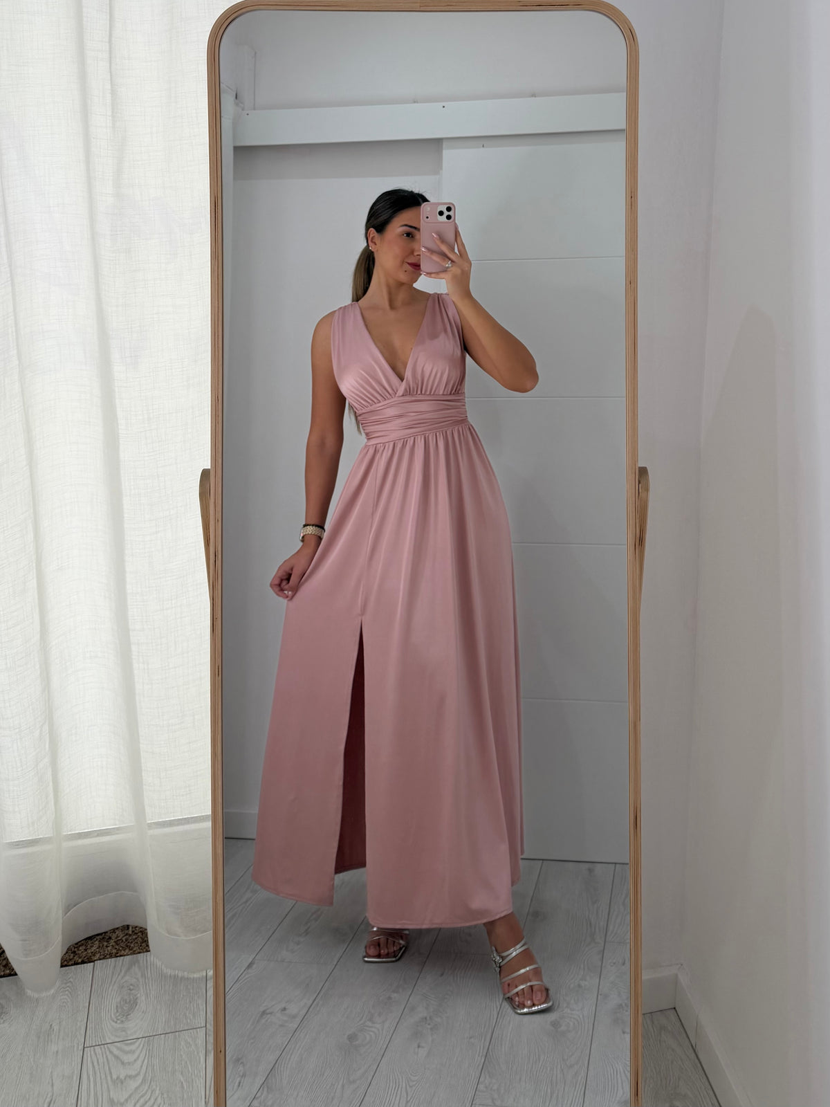 Vestido Fluido rosa