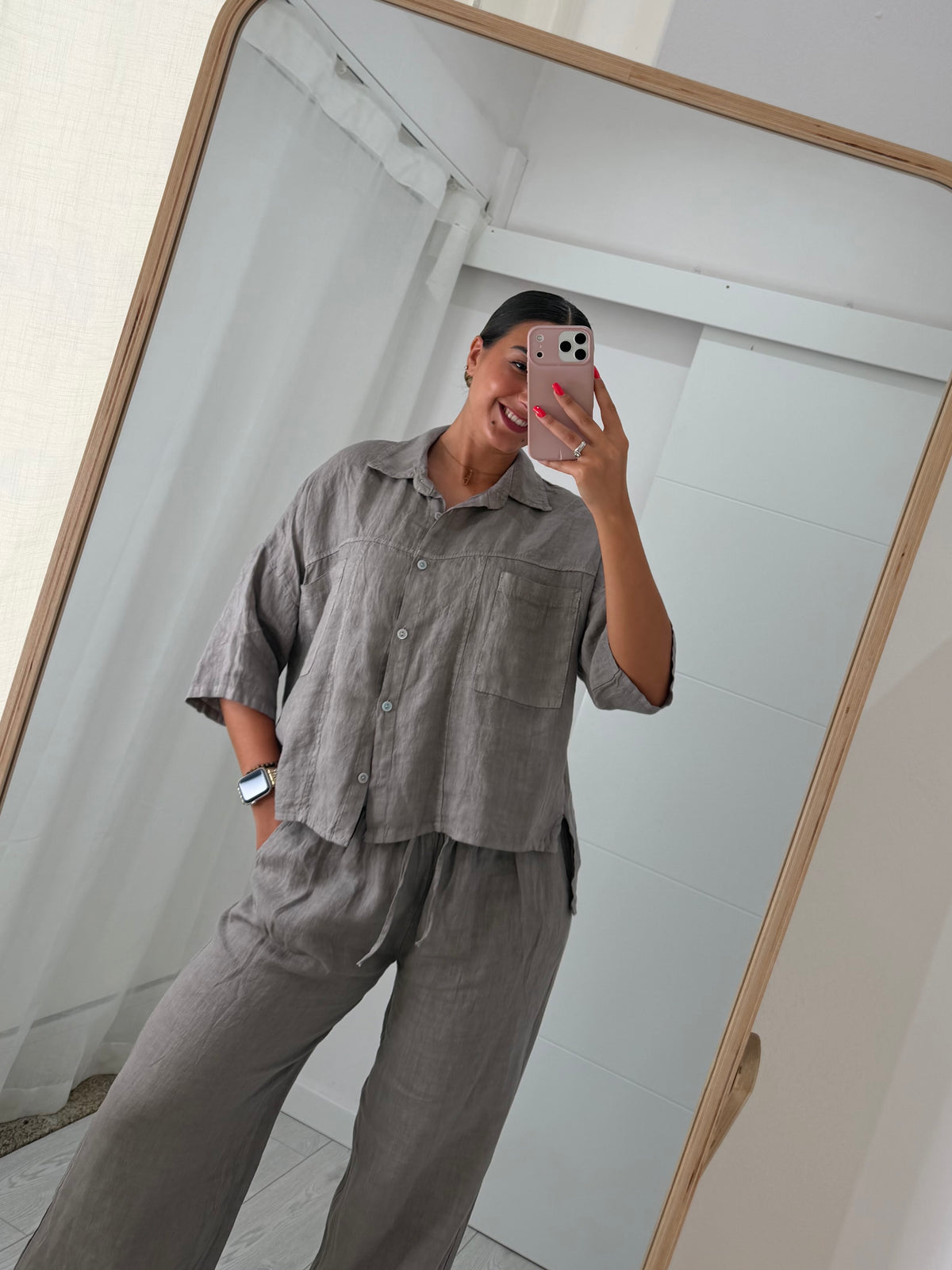 Conjunto 100% linho