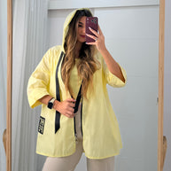 Parka Curta Amarelo bebé