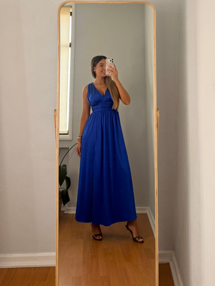 Vestido Fluido azulão