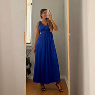 Vestido Fluido azulão