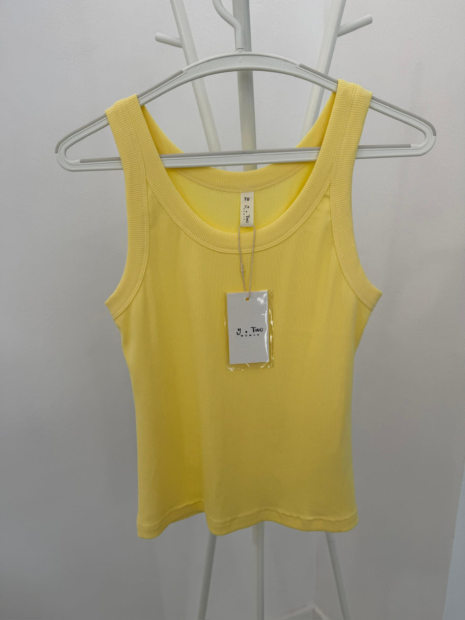 Yellow Spandex Top