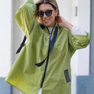 Parka Curta Verde Lima