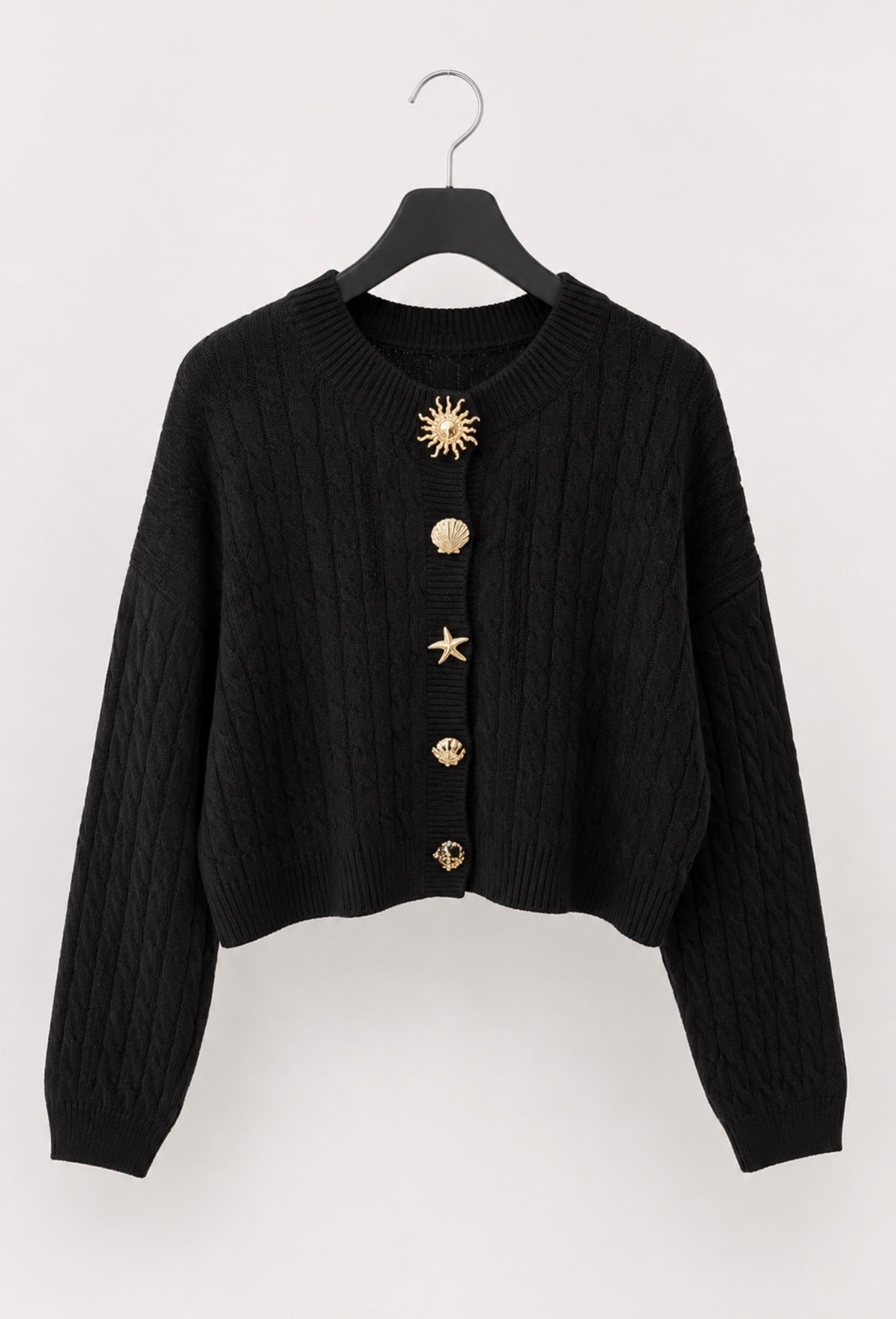 Blusa | Casaco botões dourados