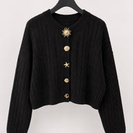 Blusa | Casaco botões dourados