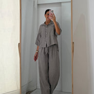 Conjunto 100% linho