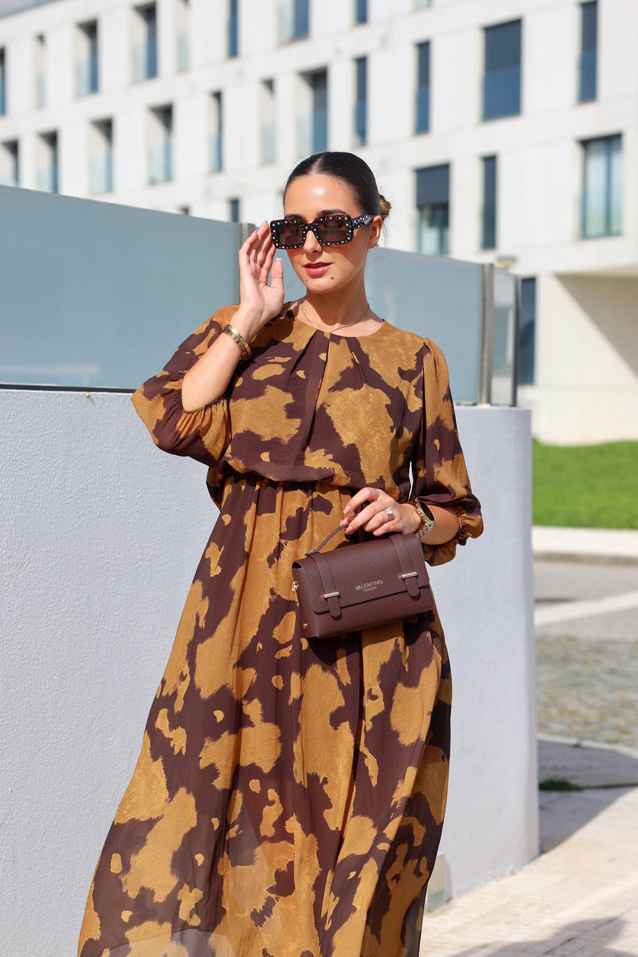 Vestido malhado | duas cores