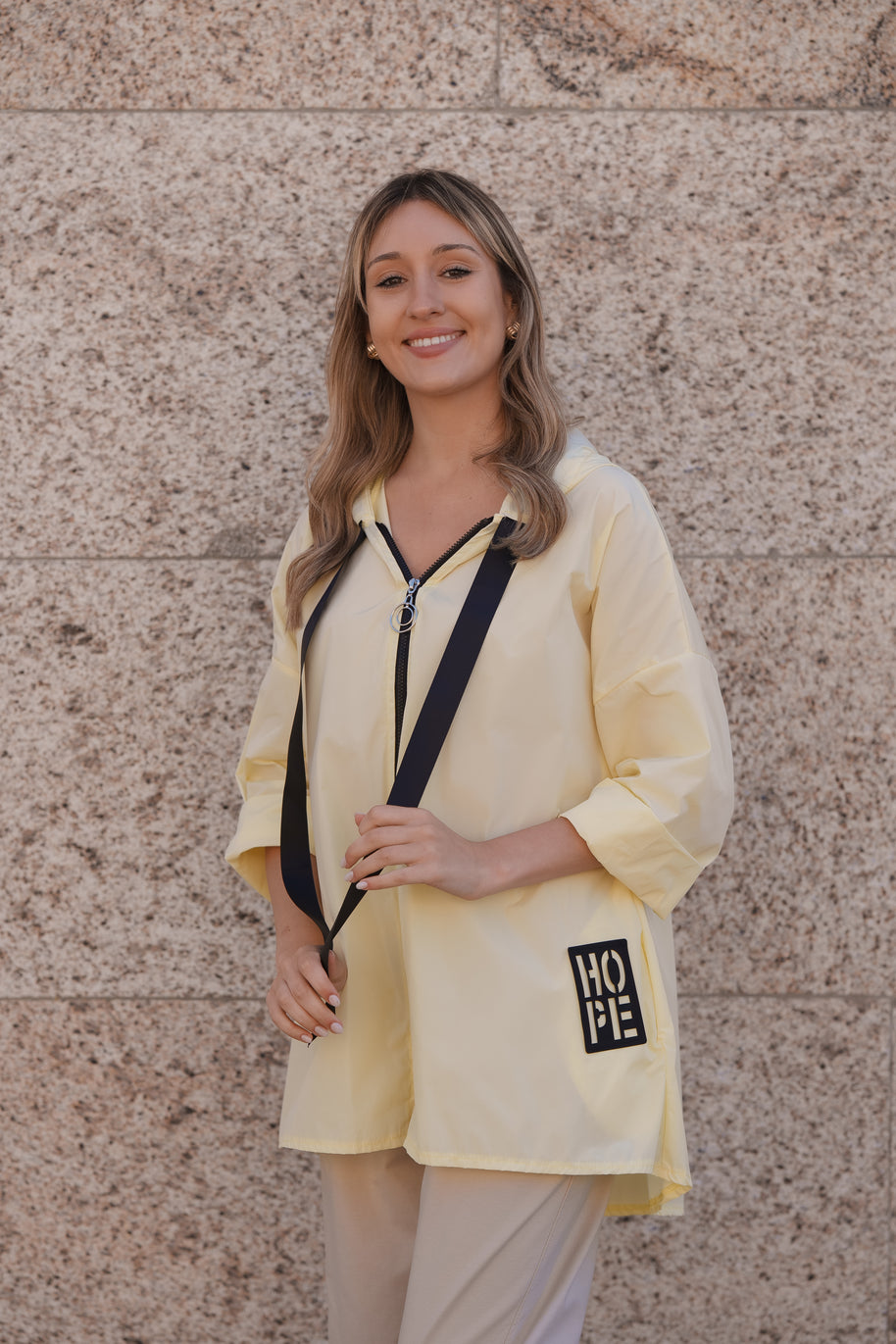 Parka Curta Amarelo bebé
