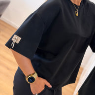 Camisola oversize toque macio | urso