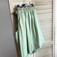 Conjunto com calção verde água