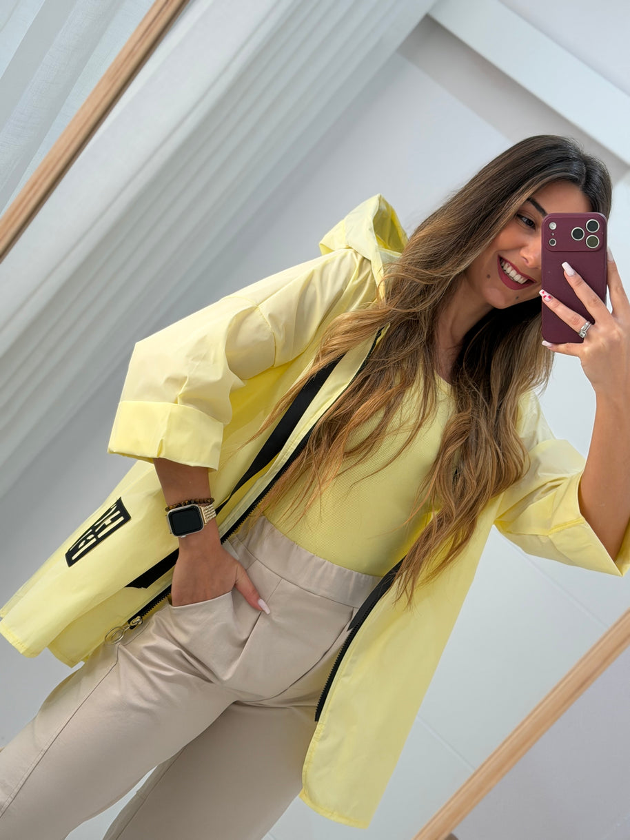 Parka Curta Amarelo bebé