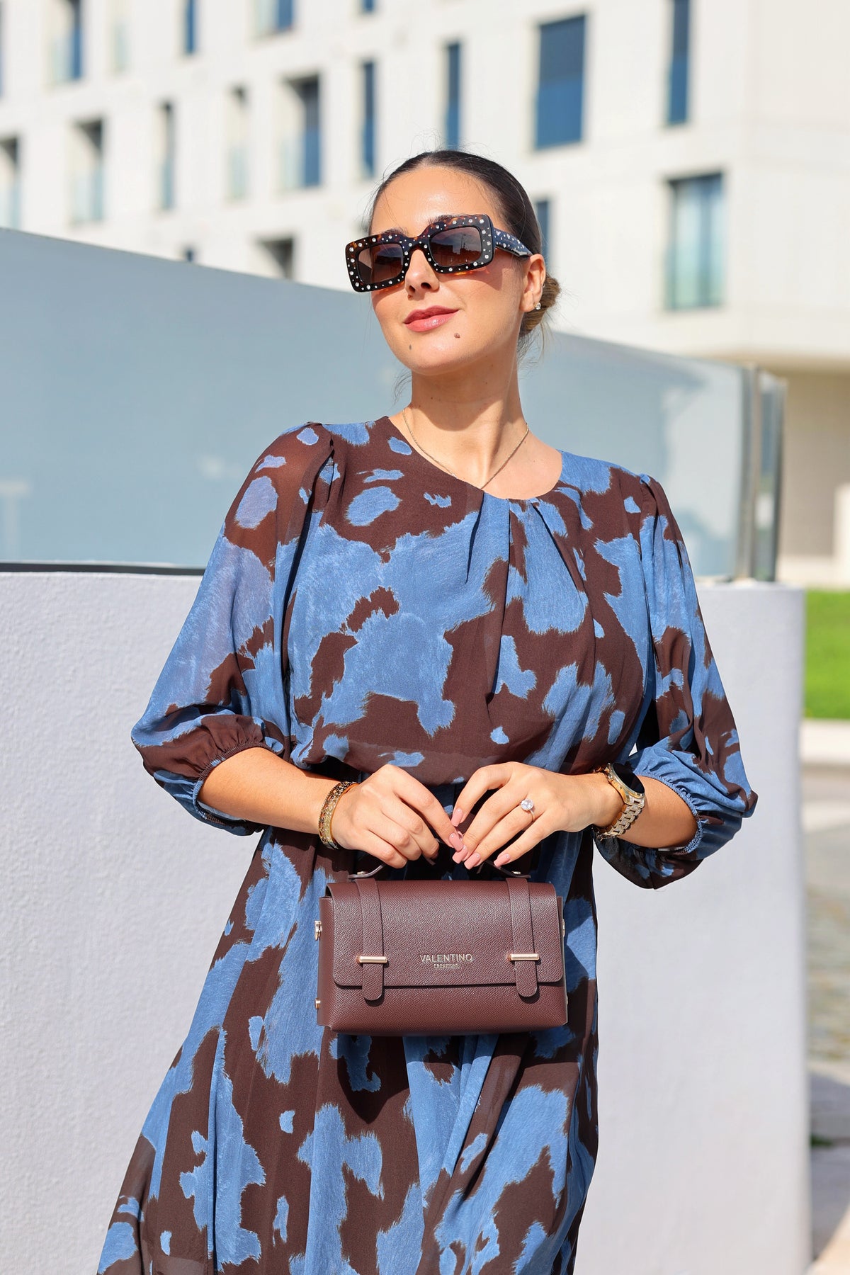 Vestido malhado | duas cores