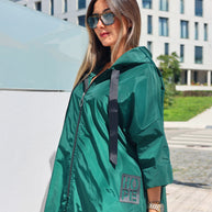 Parka Curta verde benetton