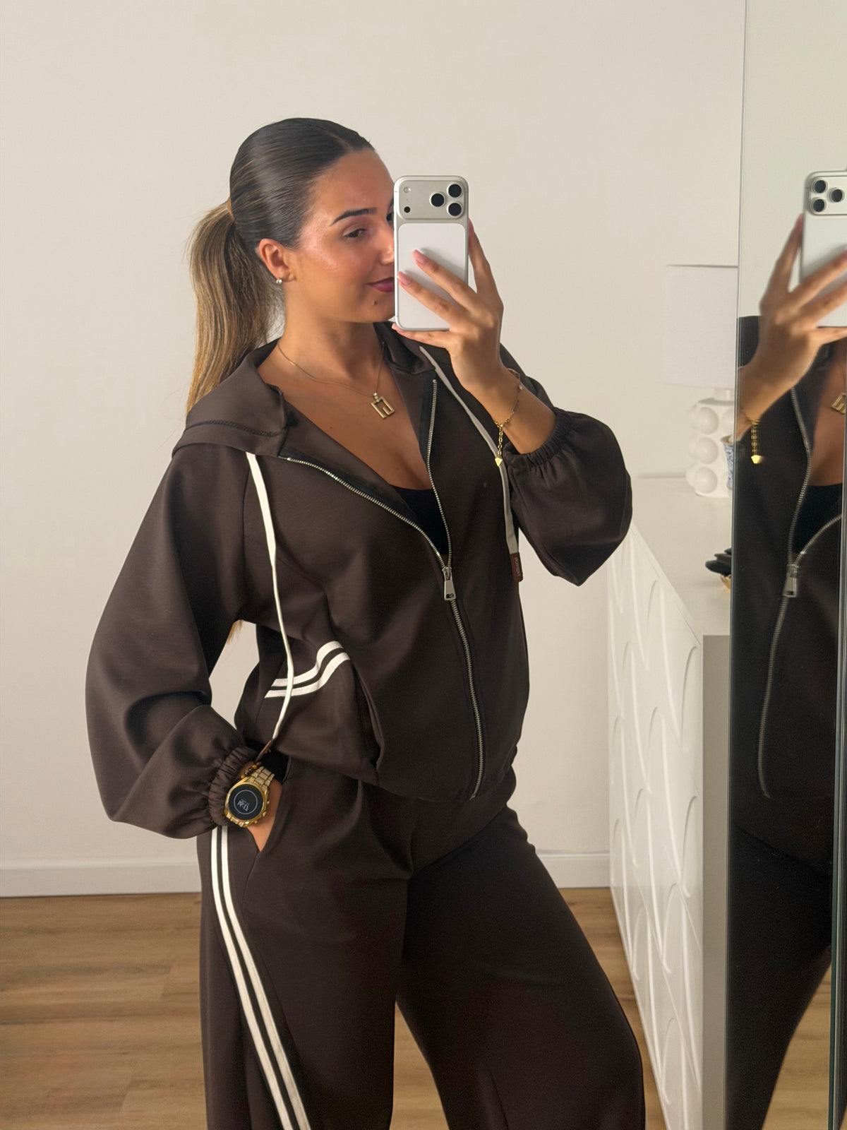 Conjunto fato de treino desportivo