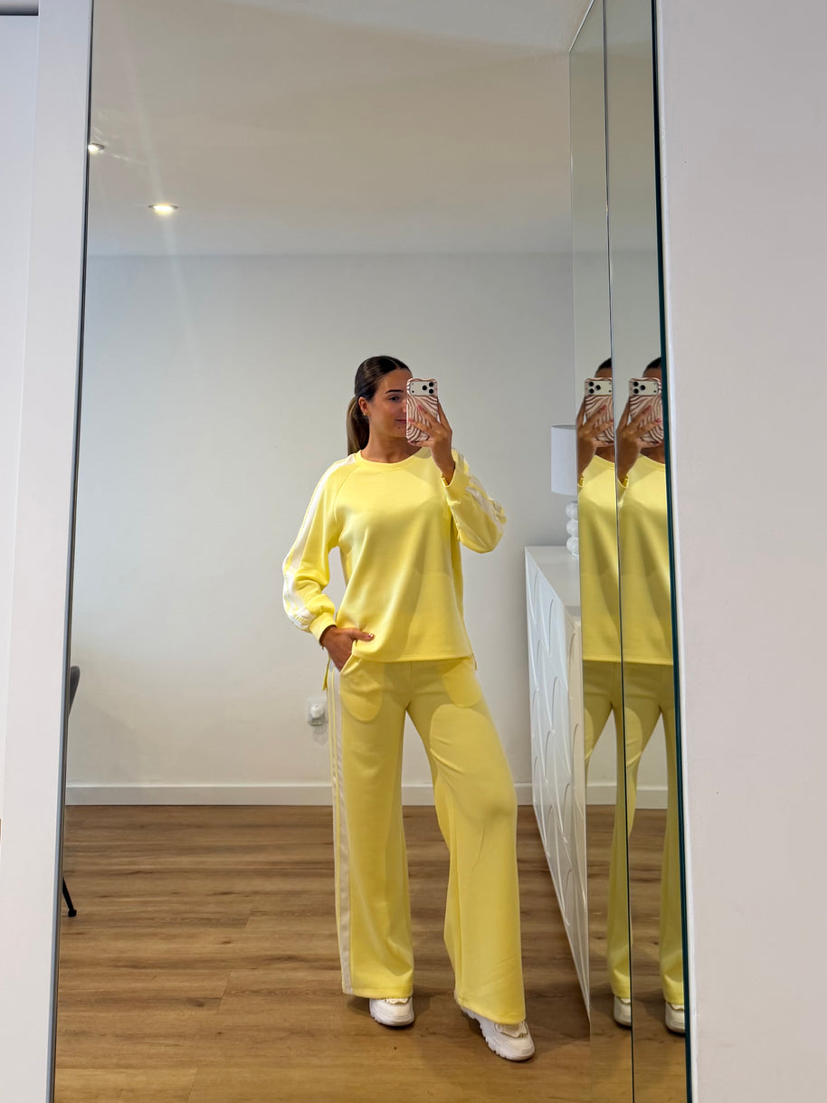 Conjunto Fato de treino amarelo