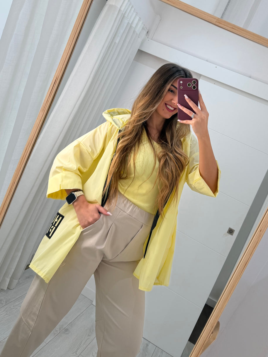 Parka Curta Amarelo bebé