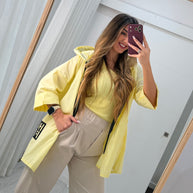 Parka Curta Amarelo bebé