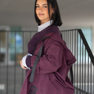 Parka Curta Bordeaux