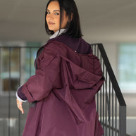 Parka Curta Bordeaux