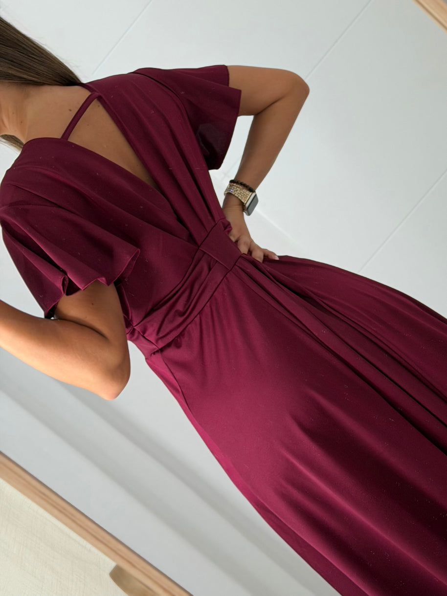 Vestido cerimónia - cor de vinho