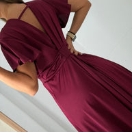 Vestido cerimónia - cor de vinho