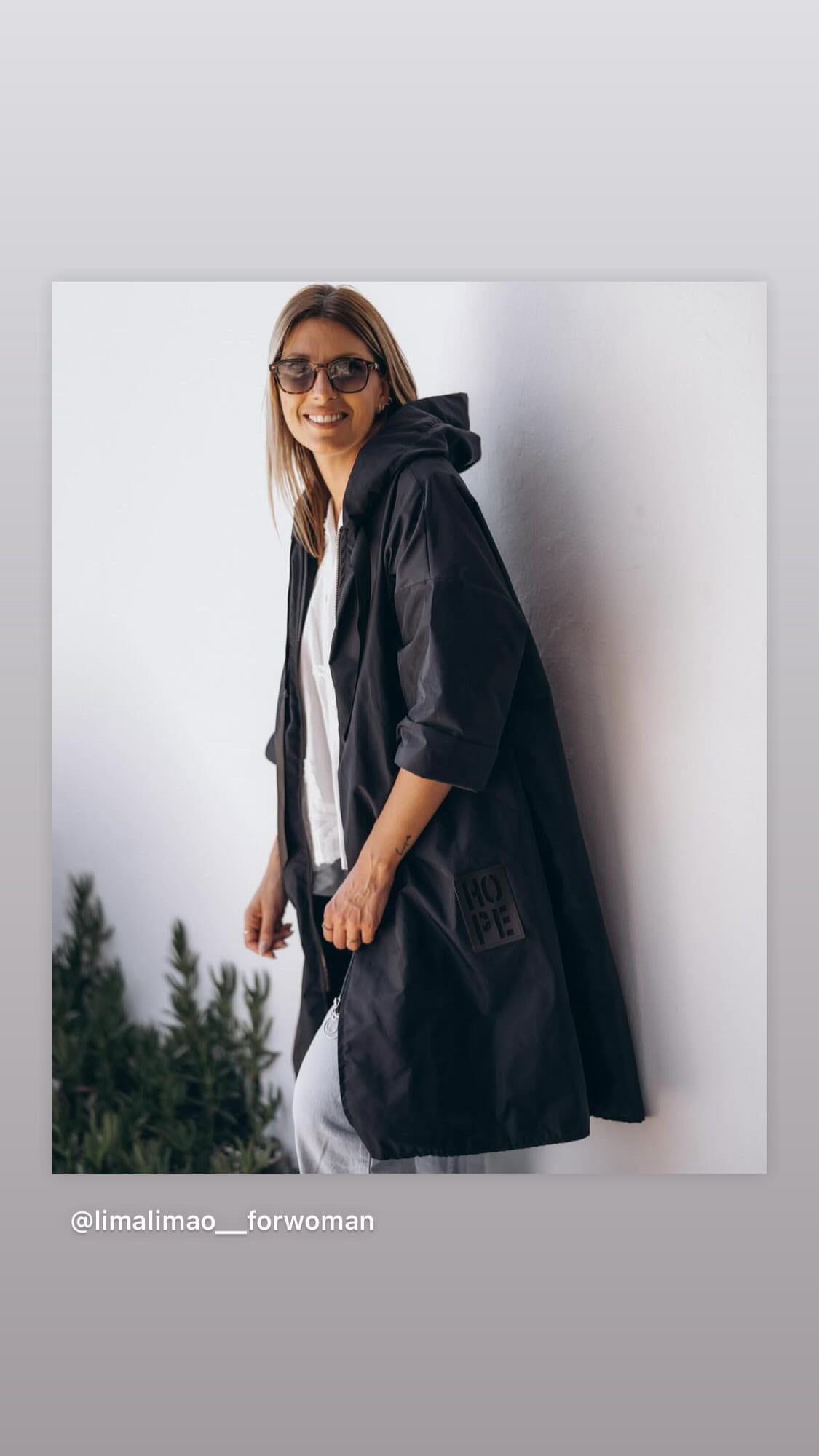 Parka Comprida Preta