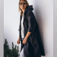 Parka Comprida Preta