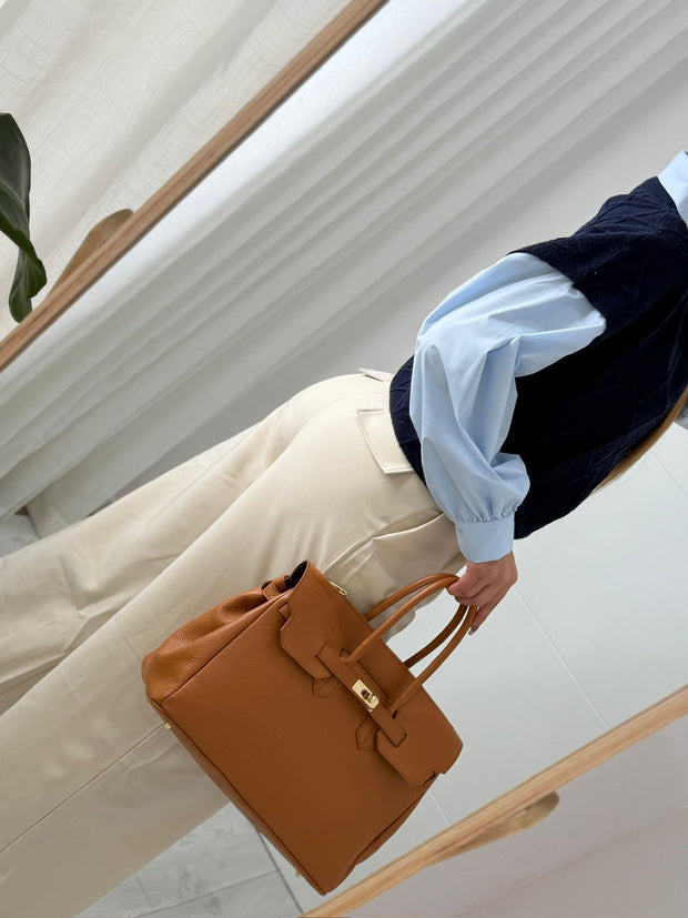100% Camel Leather Pouch