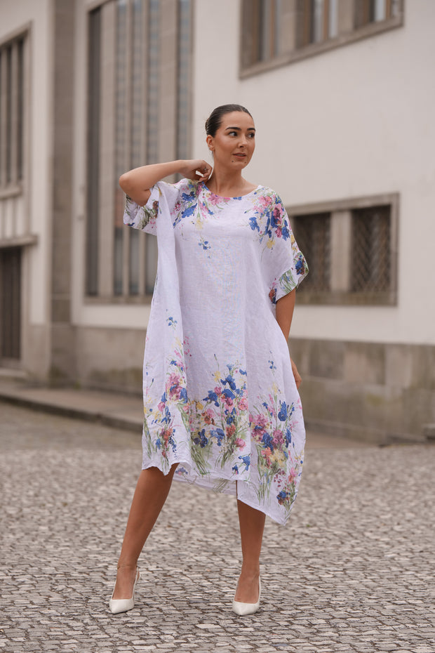 Vestido 100% linho