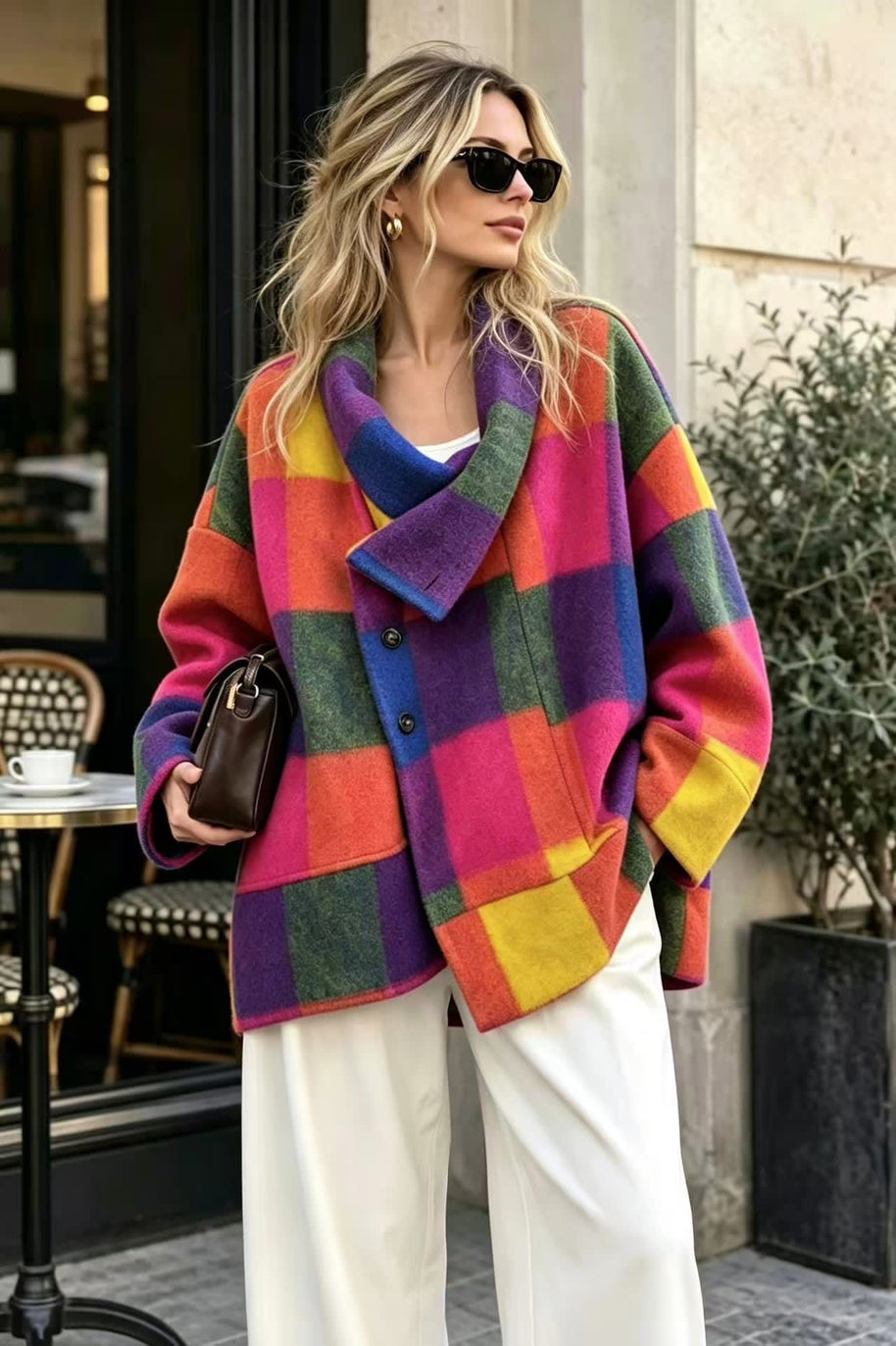 Casaco fazenda multicolor