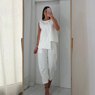 Conjunto Assimétrico branco