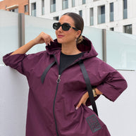 Parka Comprida Bordeaux