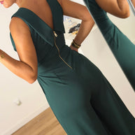 Macacão verde escuro