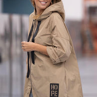 Parka Curta Camel