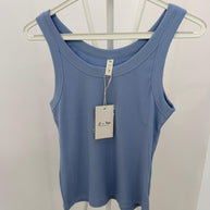 Blusa | Top Com Elastano Azul