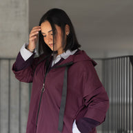 Parka Curta Bordeaux