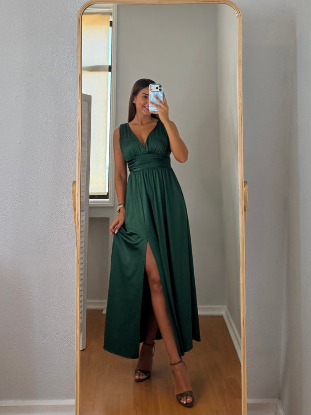 Vestido Fluido verde