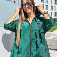 Parka Curta verde benetton