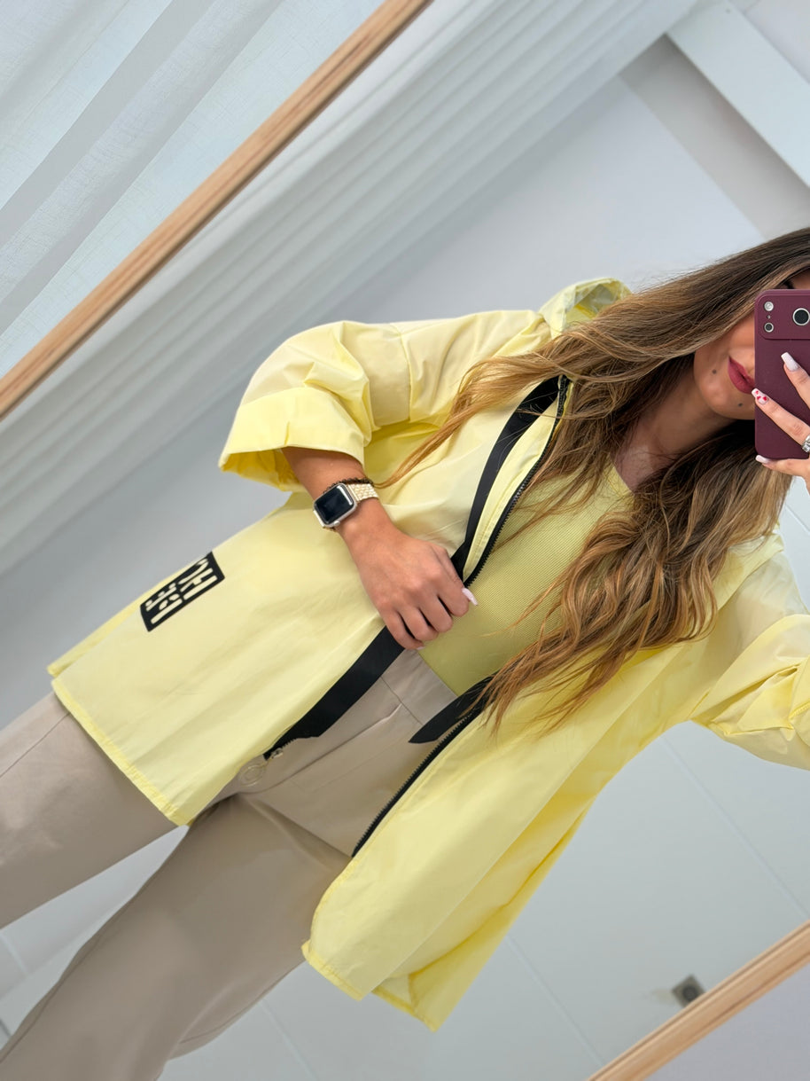 Parka Curta Amarelo bebé