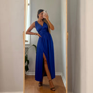 Vestido Fluido azulão