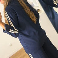 Conjunto blazer e calça azul marinho