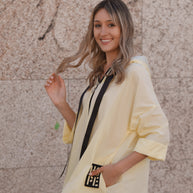Parka Curta Amarelo bebé