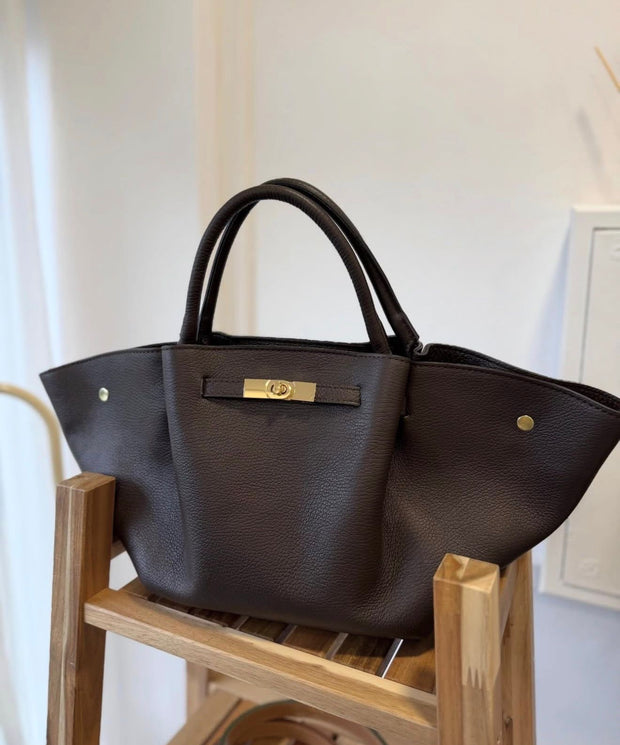 100% Leather Brown Bag