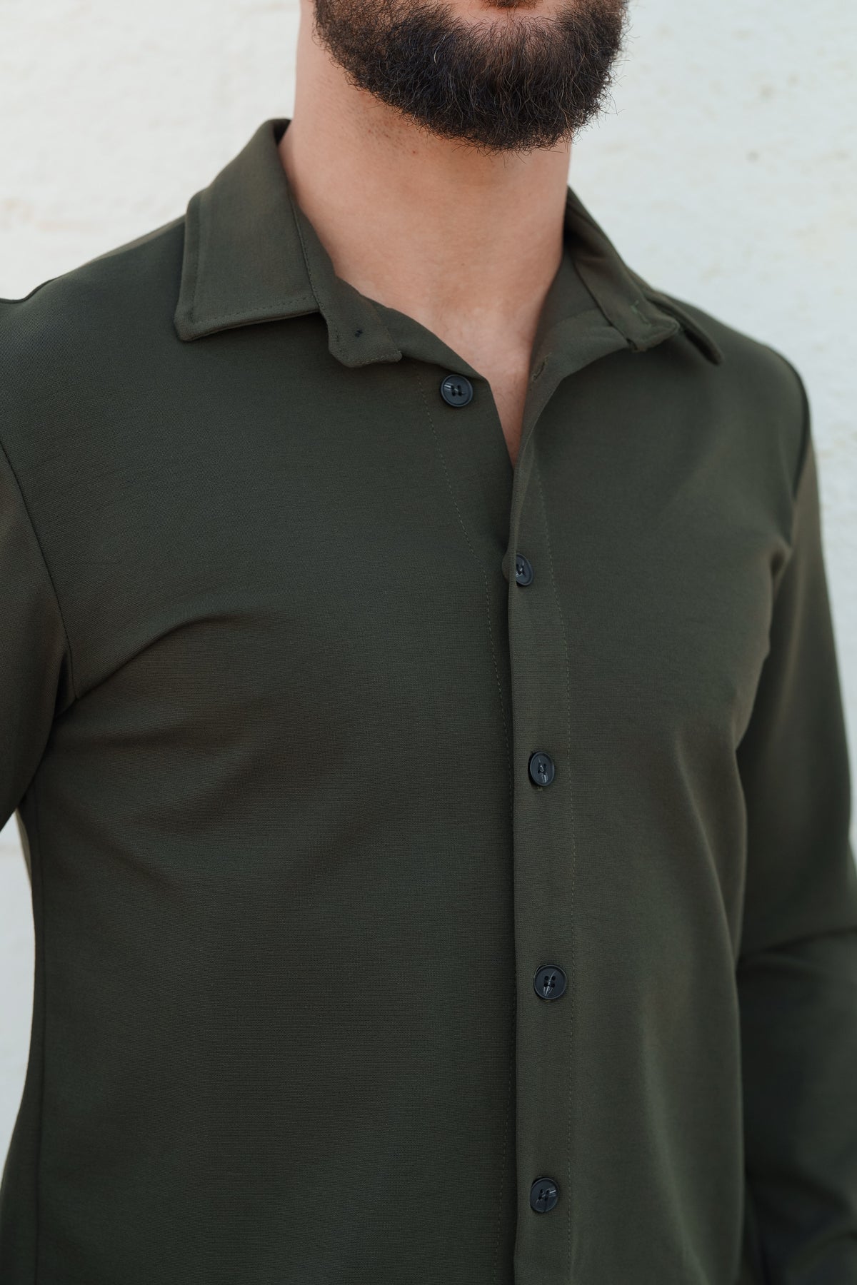 Homem| Camisa verde - toque macio