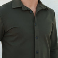 Homem| Camisa verde - toque macio