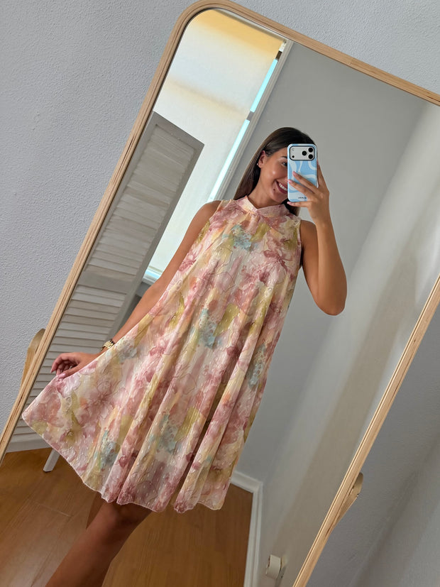 Vestido fluido floral